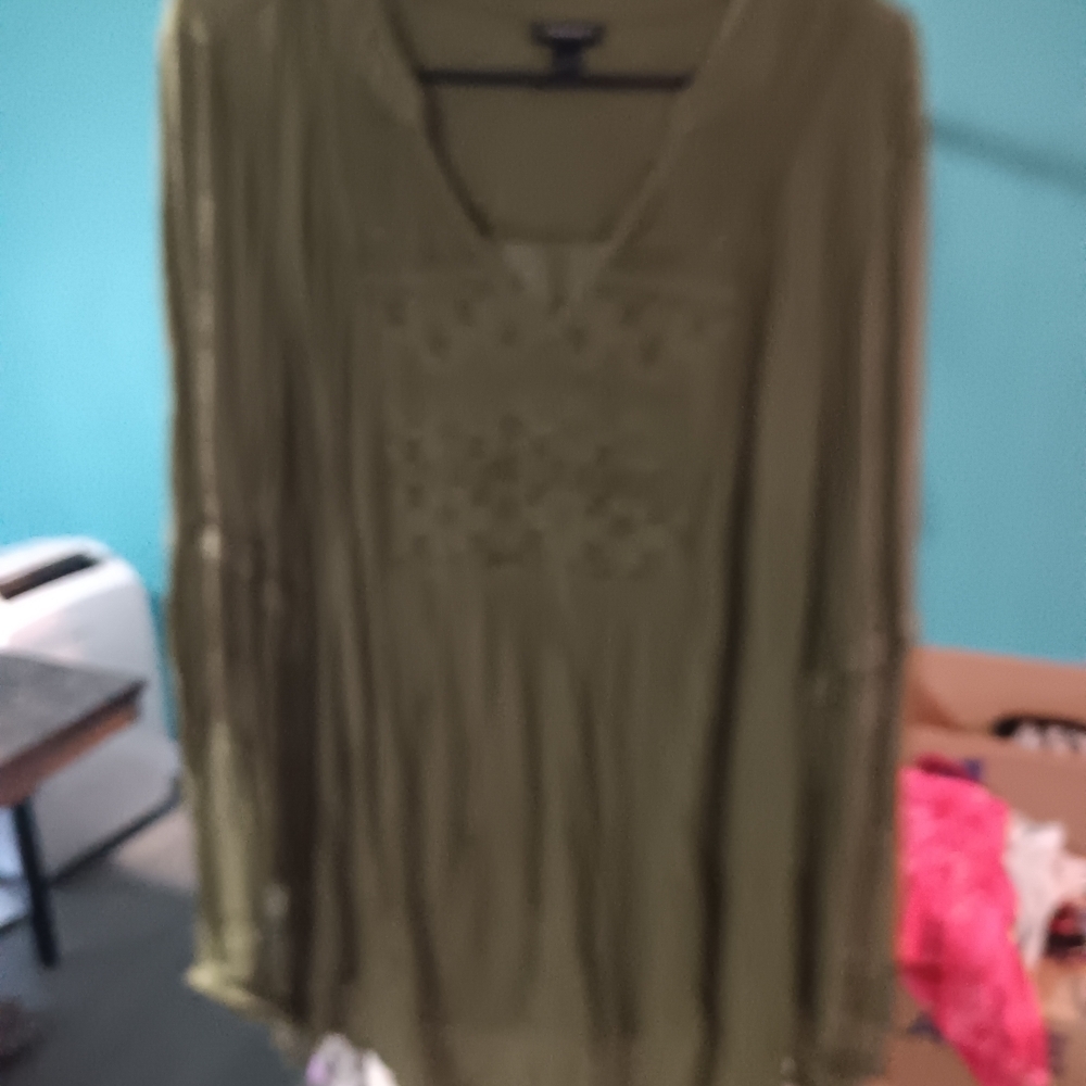 Women's Olive Green Top